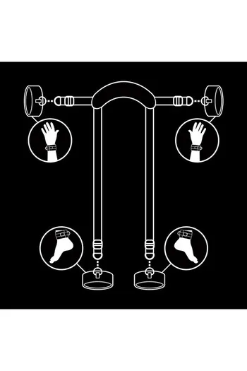 Fetish Submisive Bondage Set - Master Position for Deep Penetration