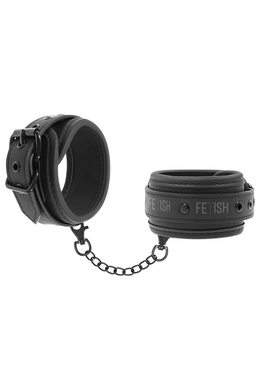 Fetish Submissive: Vegan Leather Handcuffs for High-Quality BDSM Play