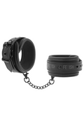 Fetish Submissive: Vegan Leather Handcuffs for High-Quality BDSM Play