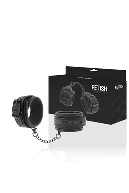 Fetish Submissive: Vegan Leather Handcuffs for High-Quality BDSM Play