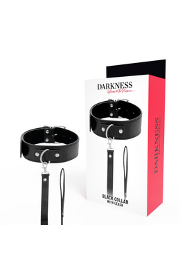 BDSM Posture Collar with Leash | Elevate Your Fetish Play | Darkness
