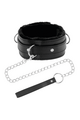 BDSM Posture Collar with Leash - Total Control and Comfort | Darkness
