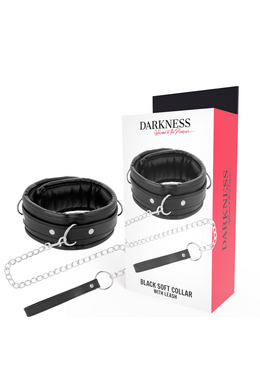 BDSM Posture Collar with Leash - Elevate Your Fetish Scenes | Darkness