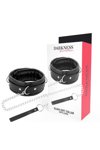 BDSM Posture Collar with Leash - Elevate Your Fetish Scenes | Darkness