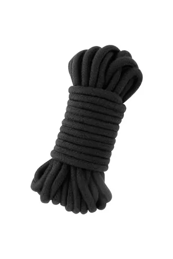 Japanese Black Cotton Rope - Premium Bondage Toy for Domination Play