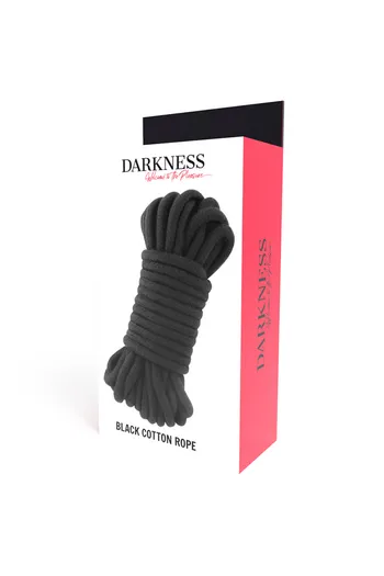 Corda di Dominazione Japanese Black Cotton - Giocattolo Bondage di Alta Qualità