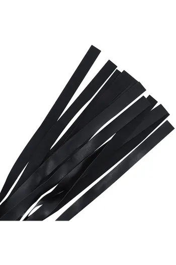 Darkness Collection: Luxury Black Bondage Whip for Sensual Experiences