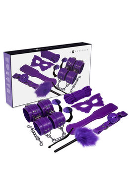 Kit BDSM Experience Black: Set Completo per Pratiche Sicure e Consensuali
