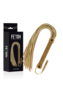 Fetish Submissive Origin - Vegan Leather Whip for BDSM Play