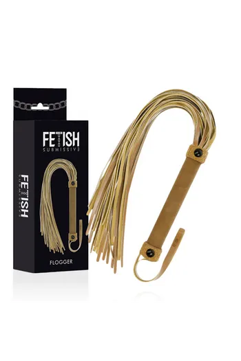 Fetish Submissive Origin - Vegan Leather Whip for BDSM Play