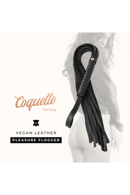 COQUETTE CHIC DESIRE FANTASY - Vegan Leather Whip for BDSM Play