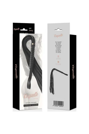 COQUETTE CHIC DESIRE FANTASY - Vegan Leather Whip for BDSM Play
