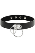 Coquette Chic Desire Shokers - Collare BDSM in Pelle Vegana per Stili Audaci
