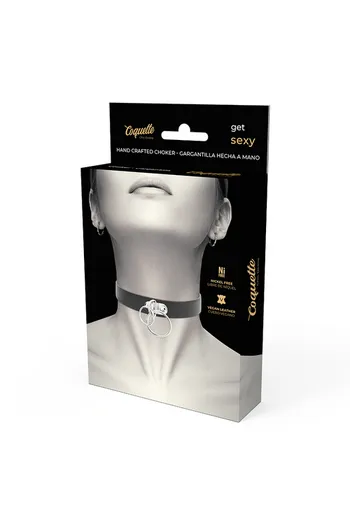 Coquette Chic Desire Shokers - Vegan Leather BDSM Collar for Bold Styles