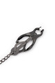 Black Metal Nipple Clamps OHMAMA - Premium Fetish Quality
