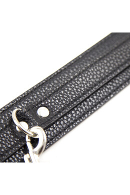 Fetish Collar with Snake Pattern in Synthetic Leather | OHMAMA