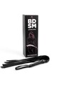 Sensual BDSM Whip with Fringe - Elegant Synthetic Leather Accessory for Erotic Play