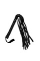 Sensual BDSM Whip with Fringe - Elegant Synthetic Leather Accessory for Erotic Play