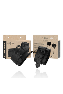 Vegan Leather Ankle Cuffs by INTENSE FETISH - Style and Passion in Erotic Play