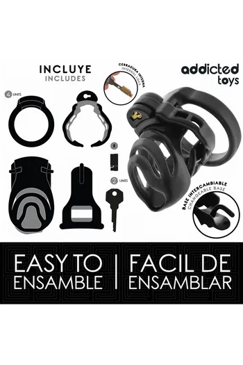 Chastity Cage with Urethral Dilator - Absolute Control and Security