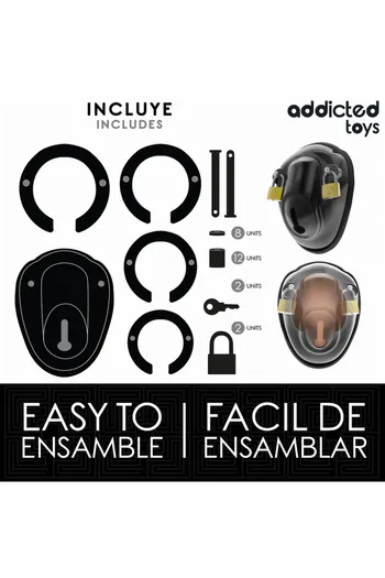 Chastity Cage Shell Type - Absolute Control and Total Security