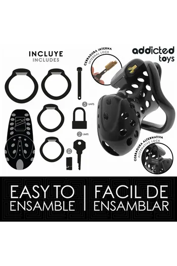 Premium Chastity Cage - Total Control and Maximum Security