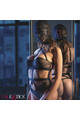 Scandal® Corset Hood - Lace Face Mask for Role Play and Fantasy