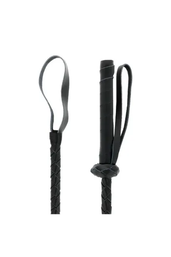 BDSM Whip with Leather Tip - Discover Your Dominant or Submissive Side | Darkness
