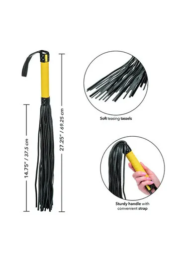 Boundless Flogger BDSM - Vegan Leather Pleasure Whip for Sensual Fantasies