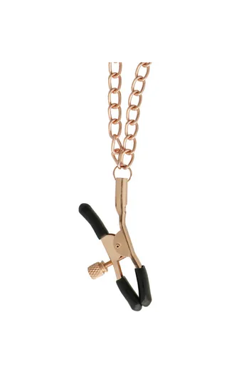 Bondage Game with Silver Chain & Nipple Clamps - BEGME Premium BDSM