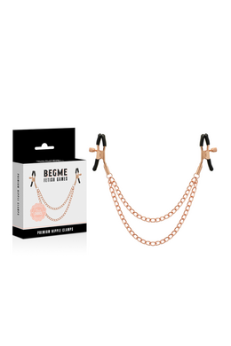 Nickel-Free Nipple Clamps BDSM by Begme - Premium Erotic Play Accessory