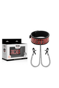 Set Bondage per Pezzi: Collare con Pinze Regolabili - BEGME