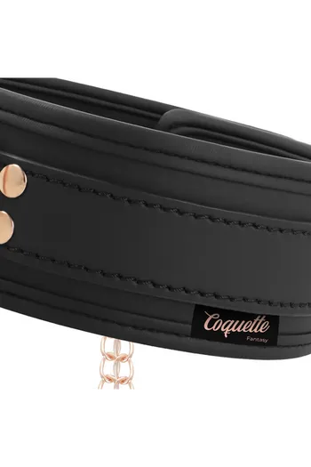 BDSM Collar with Nipple Clamps and Chain