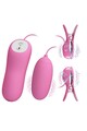 Vibrating Nipple Clamps and Egg - 7 Vibration Functions + Electric Stimulation | Pretty Love