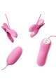 Vibrating Nipple Clamps and Egg - 7 Vibration Functions + Electric Stimulation | Pretty Love