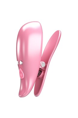 PRETTYLOVE Vibrating Nipple Clamps - Intense Ergonous Stimulation