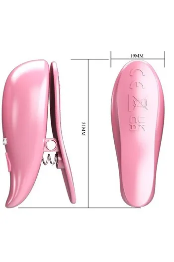 PRETTYLOVE Vibrating Nipple Clamps - Intense Ergonous Stimulation