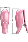 Pinze per Capezzoli Pretty Love BI-300036W - 10 Modalità Vibrazione con Telecomando