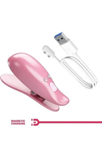 Pinze per Capezzoli Pretty Love BI-300036W - 10 Modalità Vibrazione con Telecomando