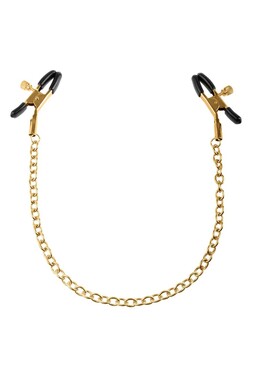 Metal Nipple Clamps with Chain - Intense Sensations for Couples