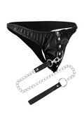 Darkness Underwear con Catena di Sottomissione - Resistente e Sicuro per Giochi Intensi