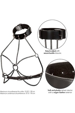 Multi Chain Collar Harness Euphoria | Luxury Fetish Fashion | CalExotics
