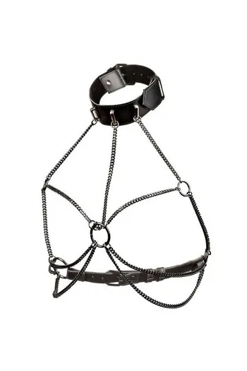 Multi Chain Collar Harness Euphoria | Luxury Fetish Fashion | CalExotics