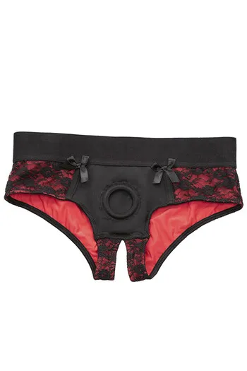 Scandal Crotchless Pegging Panty Set () - Realizza le Tue Fantasie Più Audaci