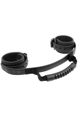 FETISH SUBMISIVE: Vegan Leather BDSM Cuffs with Nickel-Free Metal