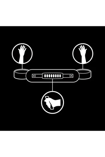 FETISH SUBMISIVE: Vegan Leather BDSM Cuffs with Nickel-Free Metal