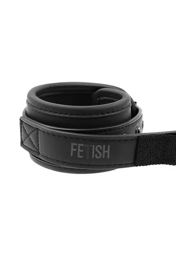 FETISH SUBMISIVE: Vegan Leather BDSM Cuffs with Nickel-Free Metal