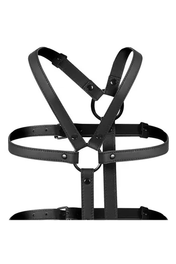 Adjustable Torso and Arm Restraint Harness by FETISH SUBMISSIVE | Safe BDSM Gear