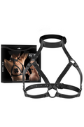 FETISH SUBMISSIVE: Arnese di Fissaggio Regolabile per Petto e Collo | BDSM Premium