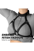 FETISH SUBMISSIVE: Arnese di Fissaggio Regolabile per Petto e Collo | BDSM Premium